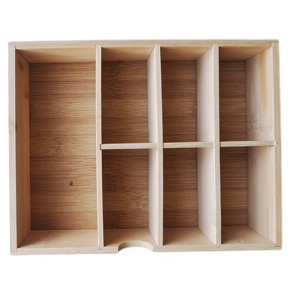 TACA PUDEŁKO BAMBUSOWE ORGANIZER POJEMNIK NA PRODUKTY KOSMETYKI 7 PR`EGRODY